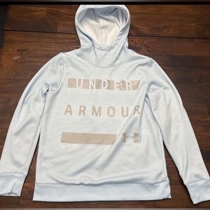 Under Armour ColdGear Loose Light Blue Hoodie Women's size Small